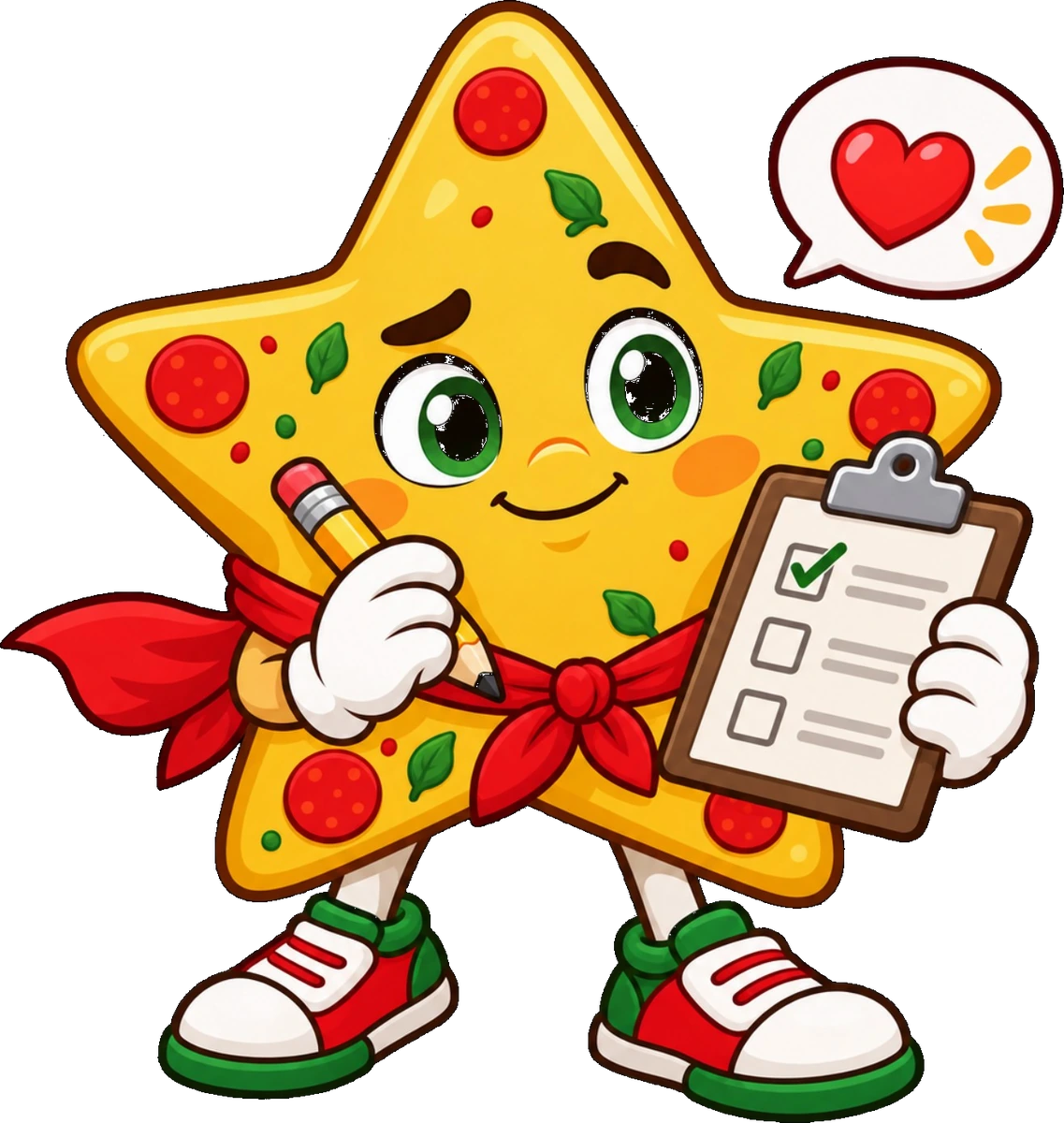 Фірмова зірочка StarPizza заповнює форму зворотного зв’язку